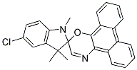 5-CHLORO-1,3-DIHYDRO-1,3,3-TRIMETHYLSPIRO[2H-INDOLE-2,3'-(3H)PHENANTHR[9,10-B](1,4)OXAZINE] Struktur