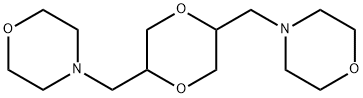 2,5-BIS-(MORPHOLINMETHYL)-1,4-DIOXANE Struktur