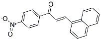 3-(1-NAPHTHYL)-1-(4-NITROPHENYL)PROP-2-EN-1-ONE Struktur