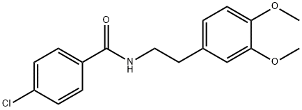 N-(2-(3,4-DIMETHOXYPHENYL)ETHYL)(4-CHLOROPHENYL)FORMAMIDE Struktur