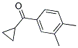 CYCLOPROPYL 3,4-DIMETHYLPHENYL KETONE Struktur