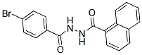 1-(4-BROMOBENZOYL)-2-(1-NAPHTHOYL)HYDRAZINE Struktur