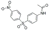 4-ACETAMINO-4'-NITRODIPHENYL SULFONE Struktur