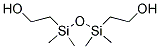 1,3-BIS(2-HYDROXYETHYL)TETRAMETHYLDISILOXANE Struktur