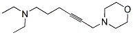 6-DIETHYLAMINO-1-MORPHOLINO-2-HEXYNE Struktur