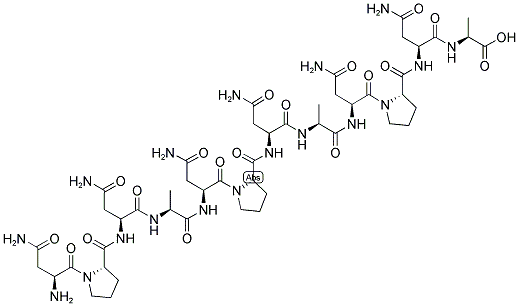 (ASN-PRO-ASN-ALA)3 Struktur