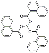 YTTRIUM (III) NAPHTHOATE Struktur