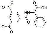 N-(3,5-DINITROBENZOYL)-DL-ALPHA-PHENYLGLYCINE Struktur