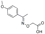 1-(4-METHOXYPHENYL)ETHYLIMINOXYACETIC ACID Struktur