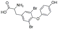 DL-3,5-DIBROMOTHYRONINE Struktur