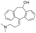 (+/-)-E-5-[3-(DIMETHYLAMINO)PROPYLIDENE]-10.11-DIHYDRO-5H-DIBENZO[A,D]CYCLOHEPTEN-10-OL Struktur