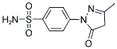 3-METHYL-1-(4'-SULFOAMIDOPHENYL)-5-PYRAZOLONE Struktur