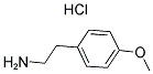 4-METHOXYPHENYLETHYLAMINE HYDROCHLORIDE Struktur