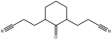 2-OXO-1,3-CYCLOHEXANEDIPROPIONITRILE Struktur