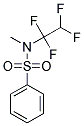 N-(TETRAFLUOROETHYL-N-METHYL)BENZENESULFONAMIDE Struktur