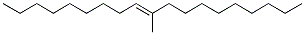 10-METHYL-9-NONADECENE Struktur