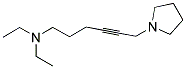DIETHYL-(6-PYRROLIDIN-1-YL-HEX-4-YNYL)-AMINE Struktur