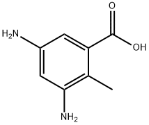 3,5-DIAMINO-2-METHYL BENZOIC ACID Struktur