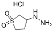 (1,1-DIOXIDOTETRAHYDROTHIEN-3-YL)HYDRAZINE HYDROCHLORIDE Struktur