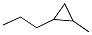 1-METHYL-2-PROPYLCYCLOPROPANE Struktur