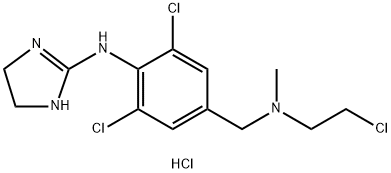 CHLOROETHYLCLONIDINE DIHYDROCHLORIDE Struktur