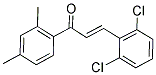 3-(2,6-DICHLOROPHENYL)-1-(2,4-DIMETHYLPHENYL)PROP-2-EN-1-ONE Struktur