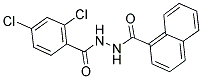 1-(2,4-DICHLOROBENZOYL)-2-(1-NAPHTHOYL)HYDRAZINE Struktur