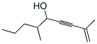 2,6-DIMETHYL-1-NONEN-3-YN-5-OL Struktur