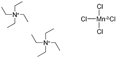 TETRAETHYLAMMONIUM TETRACHLOROMANGANATE(II) Struktur