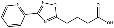 4-(3-PYRIDIN-2-YL-1,2,4-OXADIAZOL-5-YL)BUTANOIC ACID Struktur