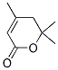 4,6,6-TRIMETHYL-5,6-DIHYDRO-PYRAN-2-ONE Struktur