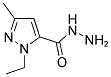 1-ETHYL-3-METHYL-1H-PYRAZOLE-5-CARBOHYDRAZIDE Struktur