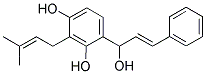 2',4'-DIHYDROXY-3'-PRENYLCHALCONE Struktur