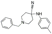 1-BENZYL-4-CYANO-4-(PARA-TOLUIDINO)-PIPERIDINE Struktur