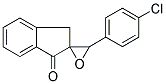 2-(4-CHLOROBENZYLIDENE)-1-INDANONEEPOXIDE Struktur