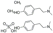 HORDENINE SULFATE DIHYDRATE Struktur