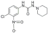 N-(4-CHLORO-3-NITROPHENYL)-N'-PIPERIDINOUREA Struktur