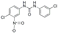 N-(4-CHLORO-3-NITROPHENYL)-N'-(3-CHLOROPHENYL)UREA Struktur