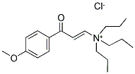 [3-(4-METHOXYPHENYL)-3-OXOPROP-1-ENYL](TRIPROPYL)AMMONIUM CHLORIDE Struktur