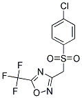 4-CHLORO-1-(((4-(TRIFLUOROMETHYL)(3,2,5-OXADIAZOLYL))METHYL)SULFONYL)BENZENE