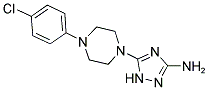 5-[4-(4-CHLOROPHENYL)PIPERAZINO]-1H-1,2,4-TRIAZOL-3-AMINE Struktur