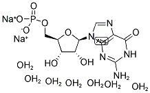 GUANOSINE 5'-MONOPHOSPHATE DISODIUM SALT HEPTAHYDRATE Struktur