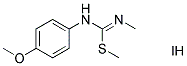 METHYL N-METHYL-(4-METHOXYANILINO)METHANIMIDOTHIOATE HYDROIODIDE Struktur