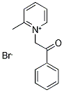 2-METHYL-1-(2-OXO-2-PHENYLETHYL)PYRIDINIUM BROMIDE Struktur