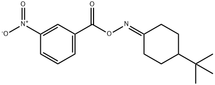 1-[(([4-(TERT-BUTYL)CYCLOHEXYLIDEN]AMINO)OXY)CARBONYL]-3-NITROBENZENE Struktur