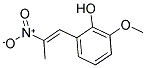 2'-HYDROXY-3'-METHOXY-BETA-METHYL-BETA-NITROSTYRENE Struktur