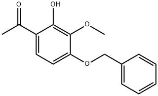 1-[4-(BENZYLOXY)-2-HYDROXY-3-METHOXYPHENYL]ETHAN-1-ONE Struktur