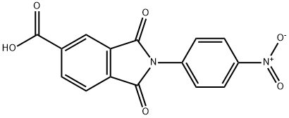 2-(4-NITROPHENYL)-1,3-DIOXOISOINDOLINE-5-CARBOXYLIC ACID Struktur