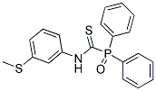 N-[3-(METHYLTHIO)PHENYL]OXO(DIPHENYL)PHOSPHORANECARBOTHIOAMIDE Struktur