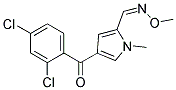 4-(2,4-DICHLOROBENZOYL)-1-METHYL-1H-PYRROLE-2-CARBALDEHYDE O-METHYLOXIME Struktur